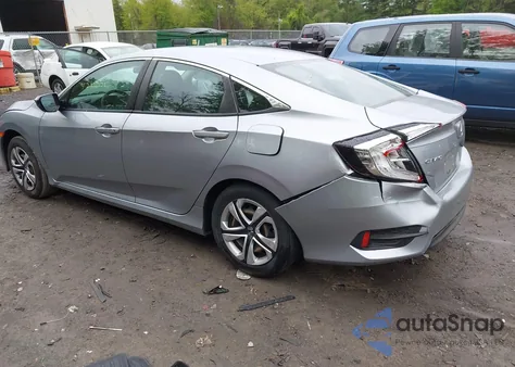 2017 Honda Civic Lx из США, поврежденный, VIN 19XFC2F5XHE226436
